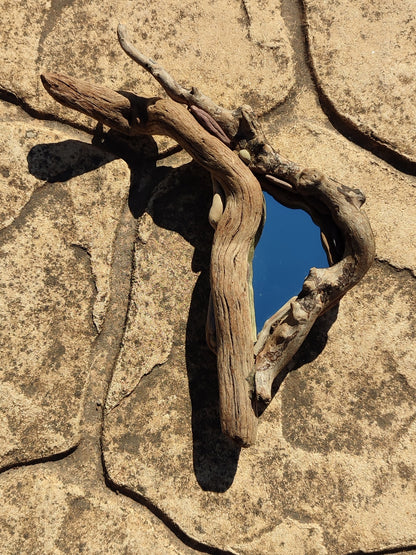 Rustic Driftwood Mirror