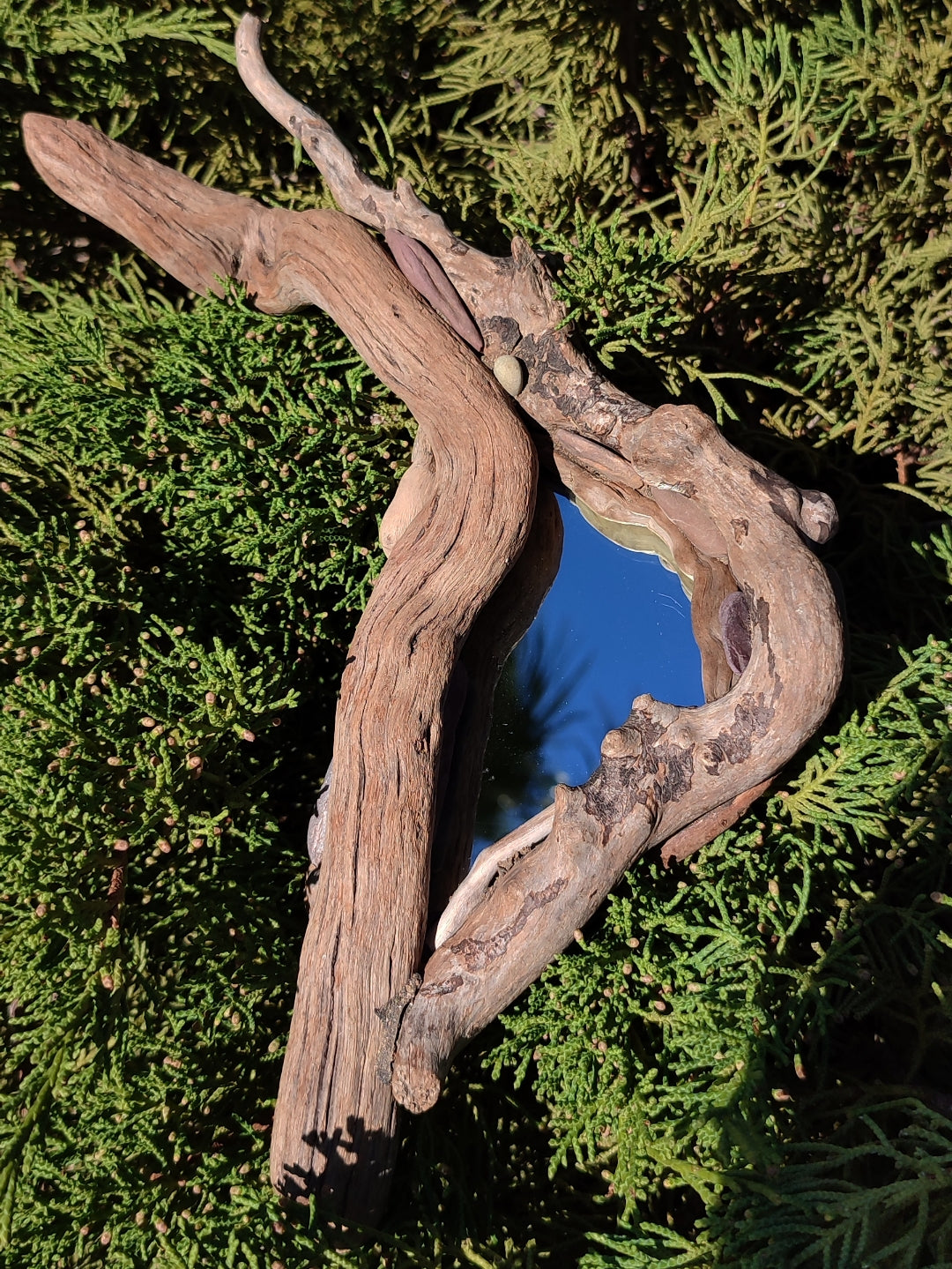 Rustic Driftwood Mirror