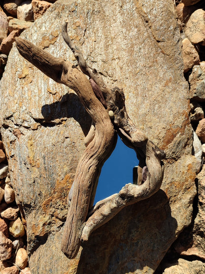 Rustic Driftwood Mirror
