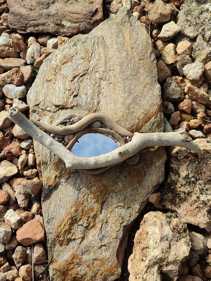Organic Flow Driftwood Mirror