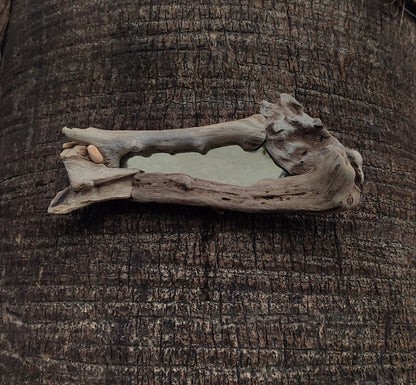 Bone driftwood mirror
